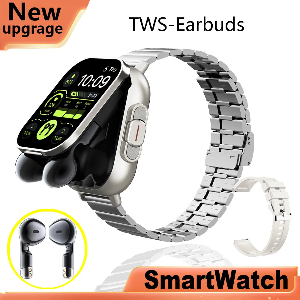 Smart Watch With EarBuds